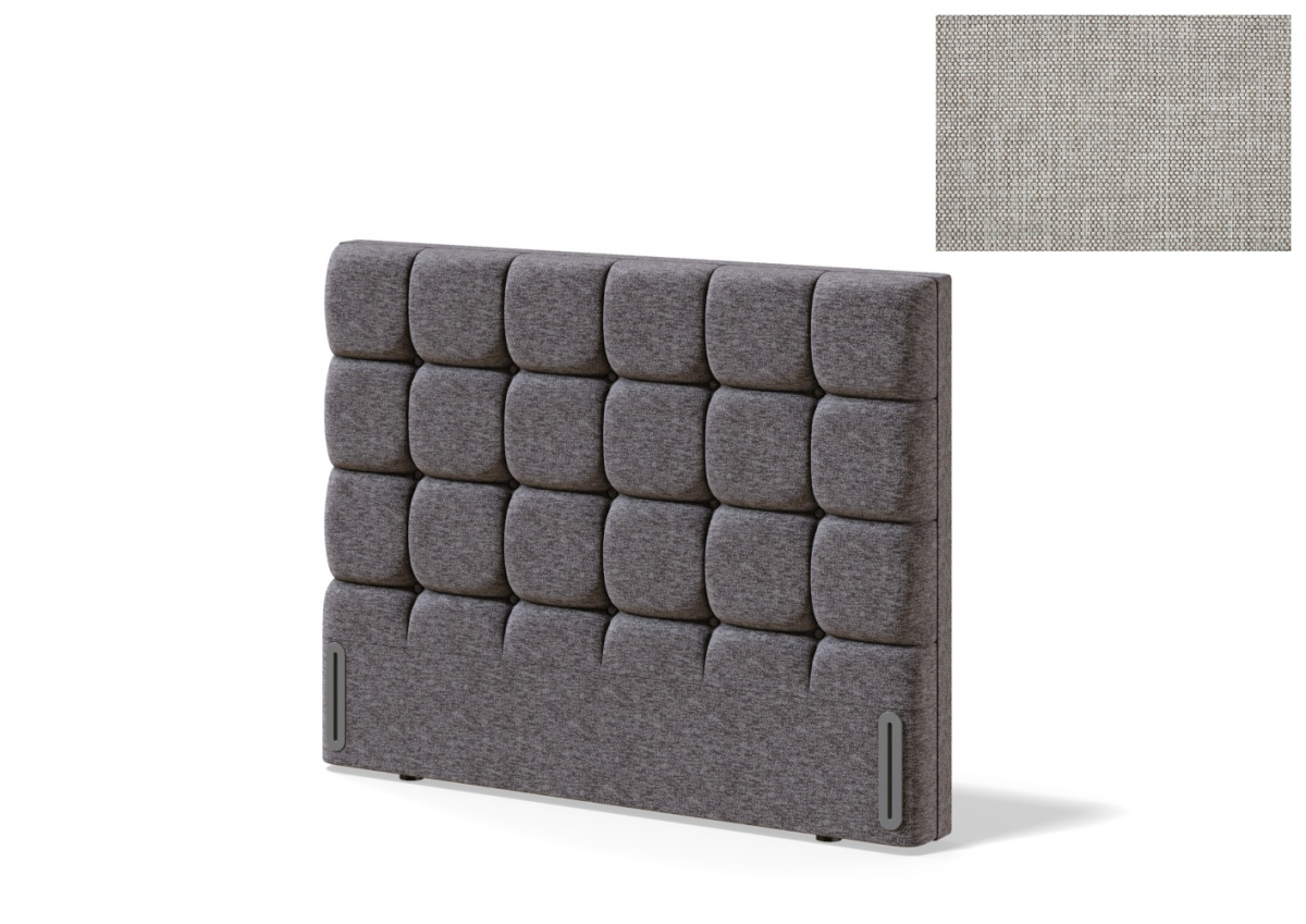 Sleepwell voodiots RED/BLACK CUBE,  81x10x126.5cm, MANGO beež