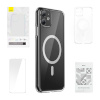 Baseus kaitsekest Phone case Magnetic Crystal Clear iPhone 11 läbipaistev