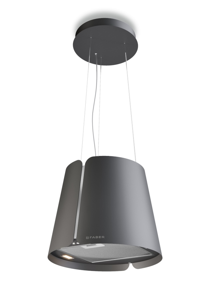 Faber õhupuhastaja Beat DG Matt F45/2 Cooker Hood, hall