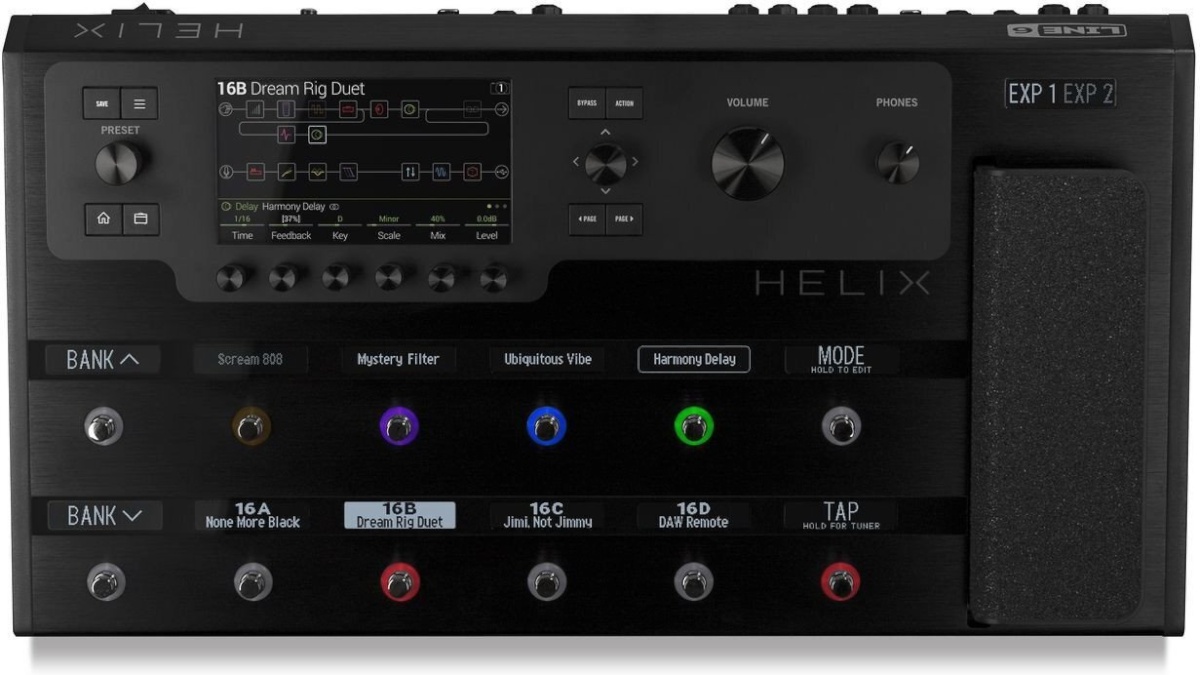 Line 6 Helix põrandalaua kitarri multiefektid ja võimendi modelleerija