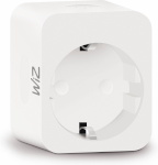 WiZ pistikupesa Plug Remote Control Socket for Indoor Use, Wi-Fi, valge