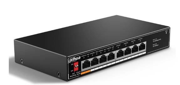 Dahua switch Technology PoE SF1008LP Unmanaged L2 Fast Ethernet (10/100) Power over Ethernet (PoE) must