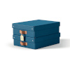 Leitz hoiukarp kaanega Puro Storage Box with Lid, M, 8L, 2tk, tumesinine