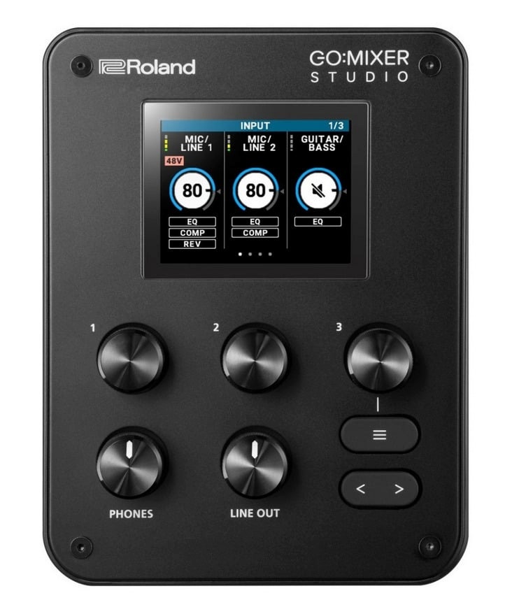Roland GO:MIXER stuudio heliliidese mikser