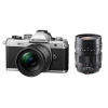 OM System OM-3 korpus+12-45 mm PRO hõbedane+Nokton 0.95/17.5 mm MFT asph., must
