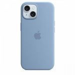 Apple kaitsekest Silicone Case with MagSafe for iPhone 15 Winter Blue, sinine