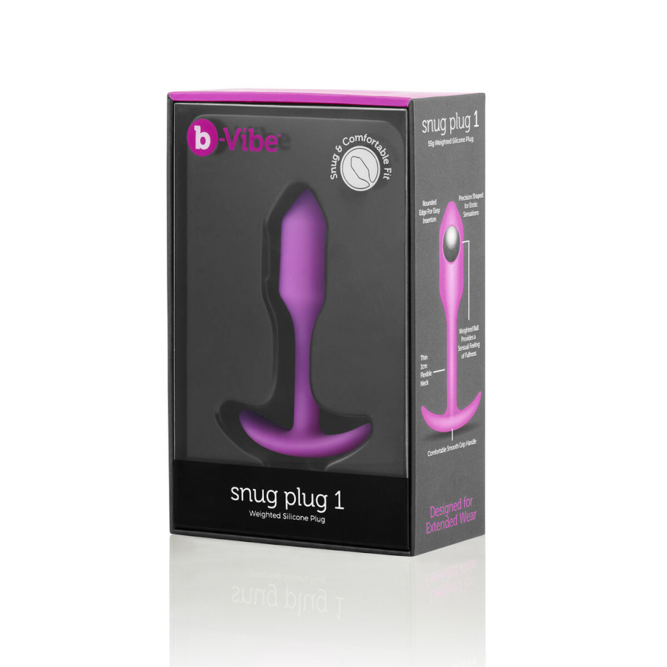 B-Vibe Snug-kork 1, fuksia 96717