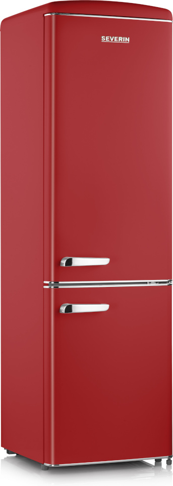 Severin külmik RKG8917 Fridge-Freezer, punane