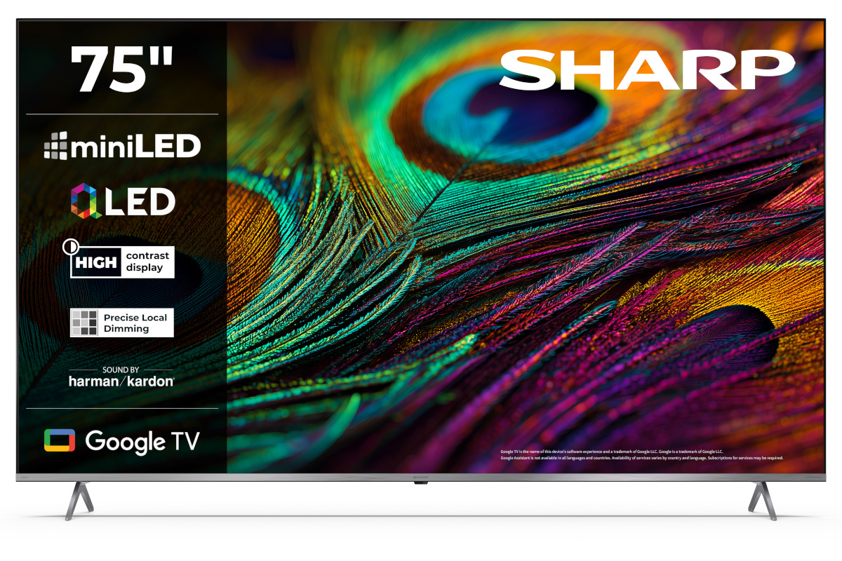Sharp televiisor 4K QLED TV | 75JP7265E | 75 | Smart TV | Google TV | UHD