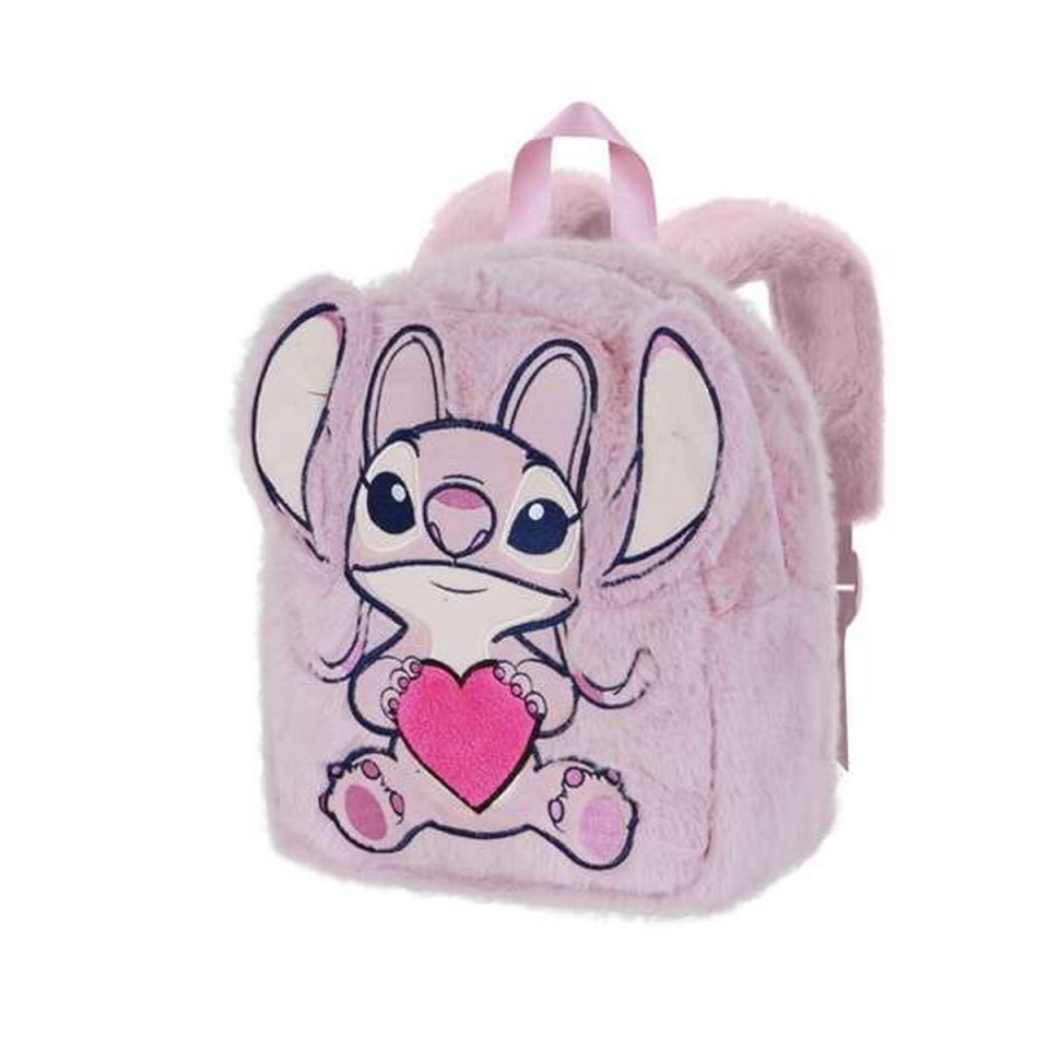 Lilo & Stitch laste seljakott Angel roosa 30x25x15cm
