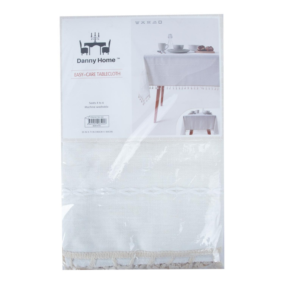 H4Y laudlina Easy Care, 140x180cm, valge 