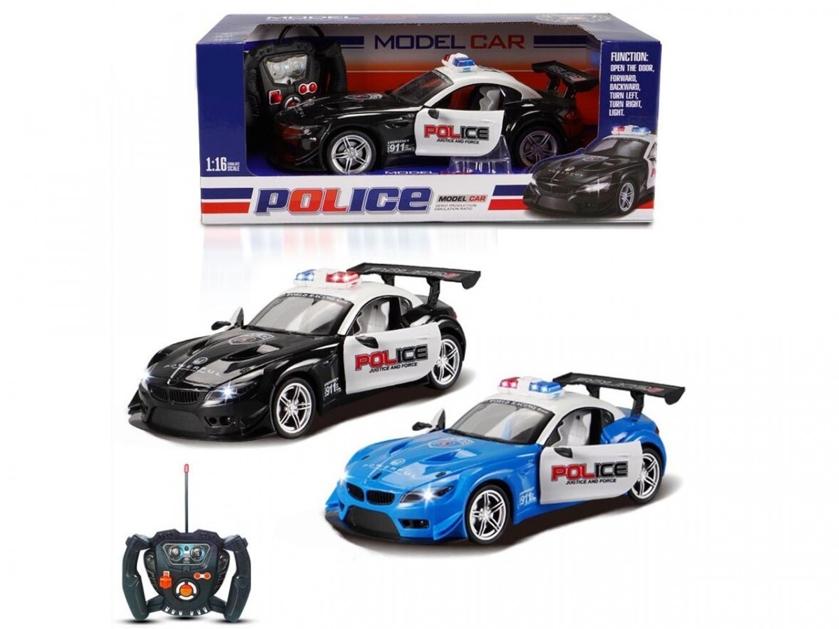 Madej R/C Police Car light, opening door