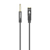 Dudao audiokaabel Dudao L11S 3.5mm AUX Audio Extension Cable, 1m (must)