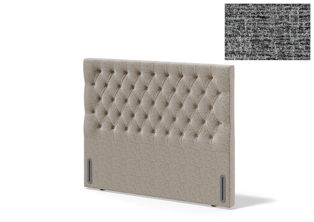 Sleepwell voodiots RED/BLACK SOLHALL, 181x12x130cm, AVOLA tumehall