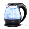 Adler veekeetja AD 1224 Kettle Glass 1,5L, must