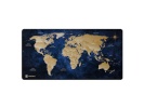 Natec hiirematt Mouse Pad WOLRD DEEP sinine 800X400