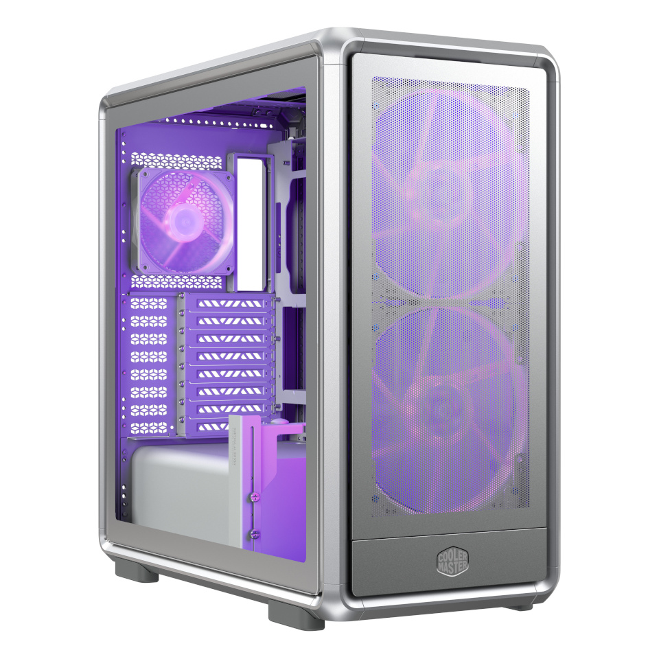 Cooler Master MasterFrame 600 Mesh ARGB, hõbedane