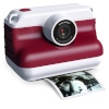 Kidywolf polaroid kaamera Instant Camera with Selfie Function, punane