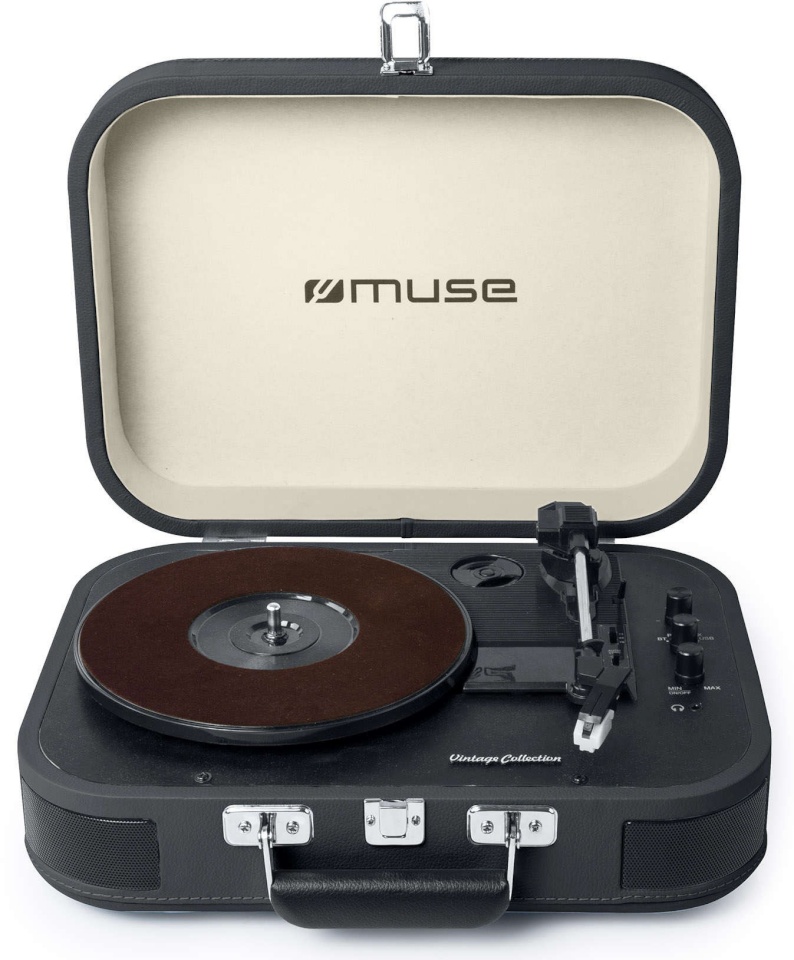 Muse plaadimängija MT-201 DG (USB, AUX), must