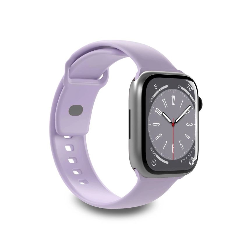 Puro Icon Silicone Strap for Apple Watch 42mm/44mm/45mm/49mm - Lavender (2tk)