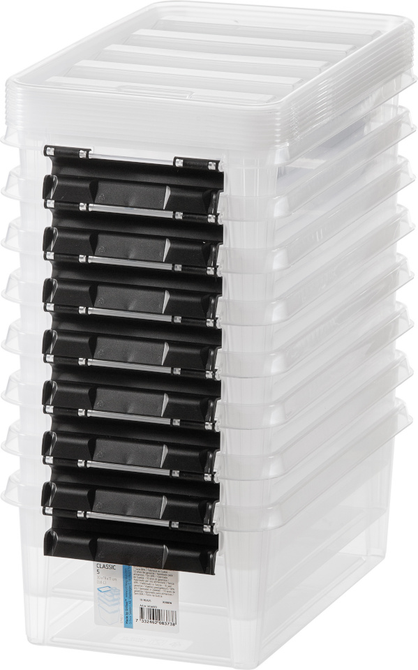 Orthex säilituskast kaanega SmartStore Classic 5 Storage Box with Lid, 8tk