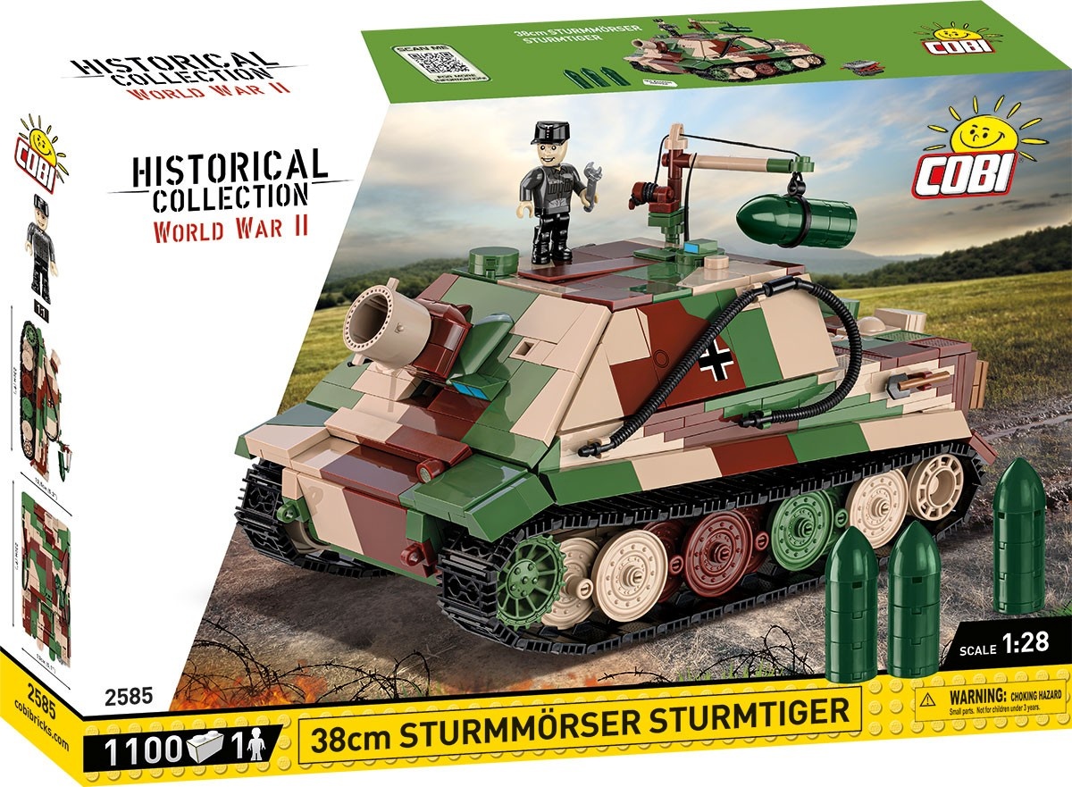 Cobi klotsid Blocks 38 cm Sturmmorser Sturmtiger