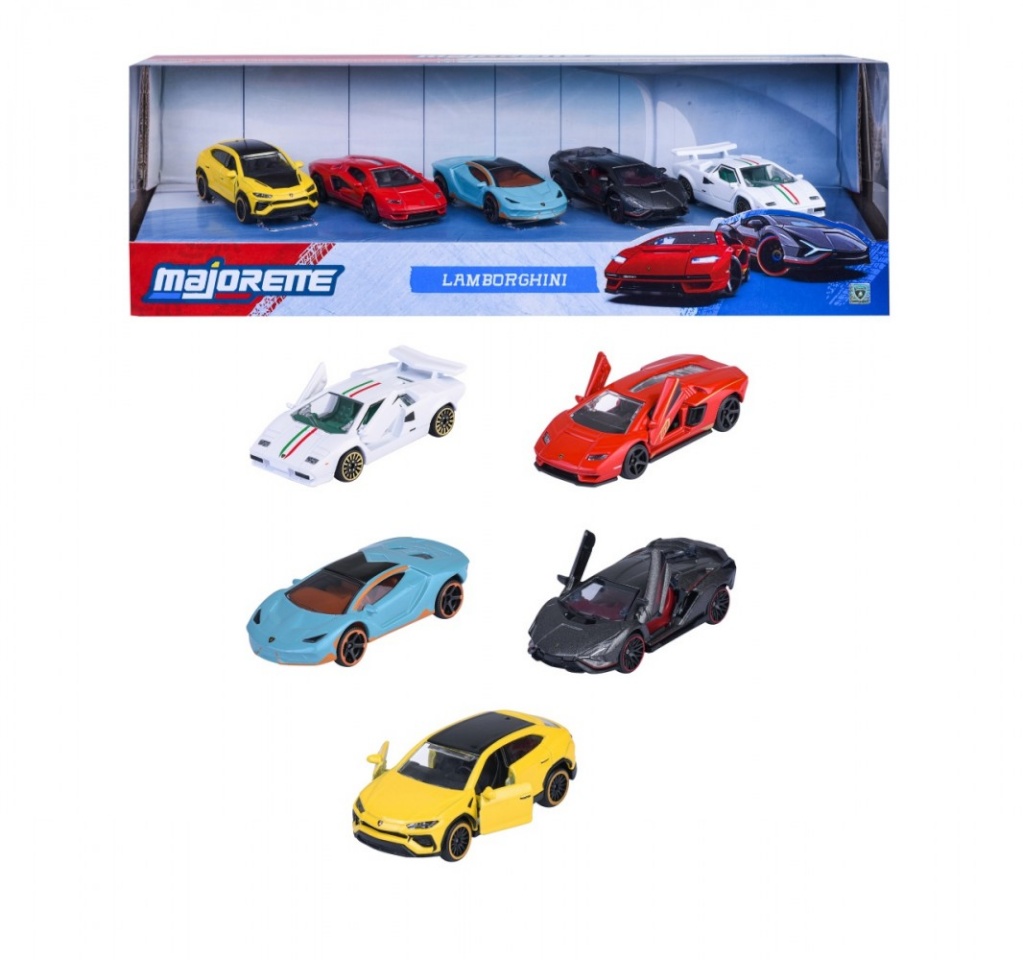 Majorette 8502105001 Vehicles set Lamborghini 5 Pieces Giftpack