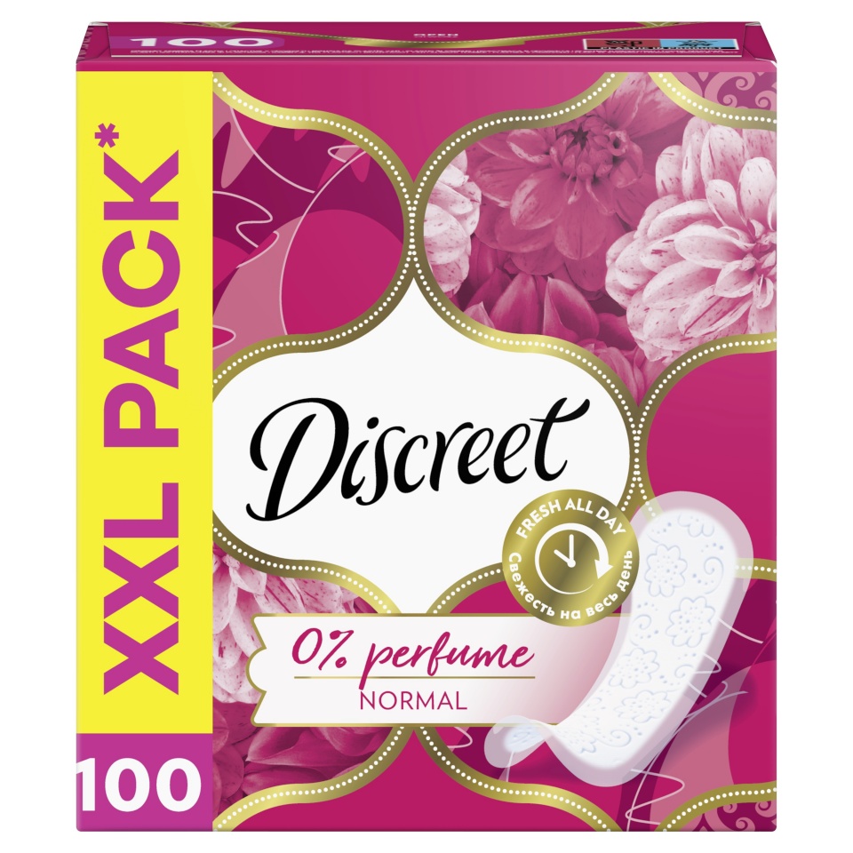 Discreet Normal Multiform Lõhnata Pesukaitsmed, 100 tk