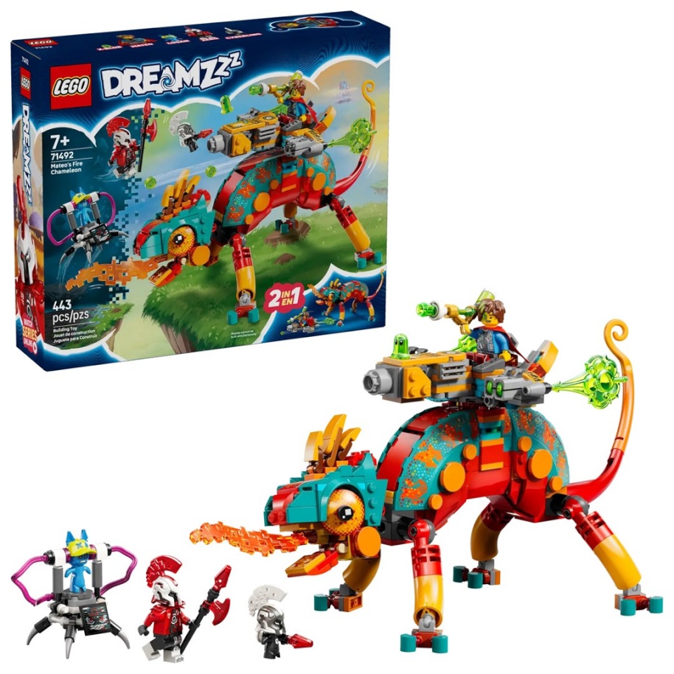 Lego klotsid DREAMZZZ 71492 Mateo's Fire Chameleon
