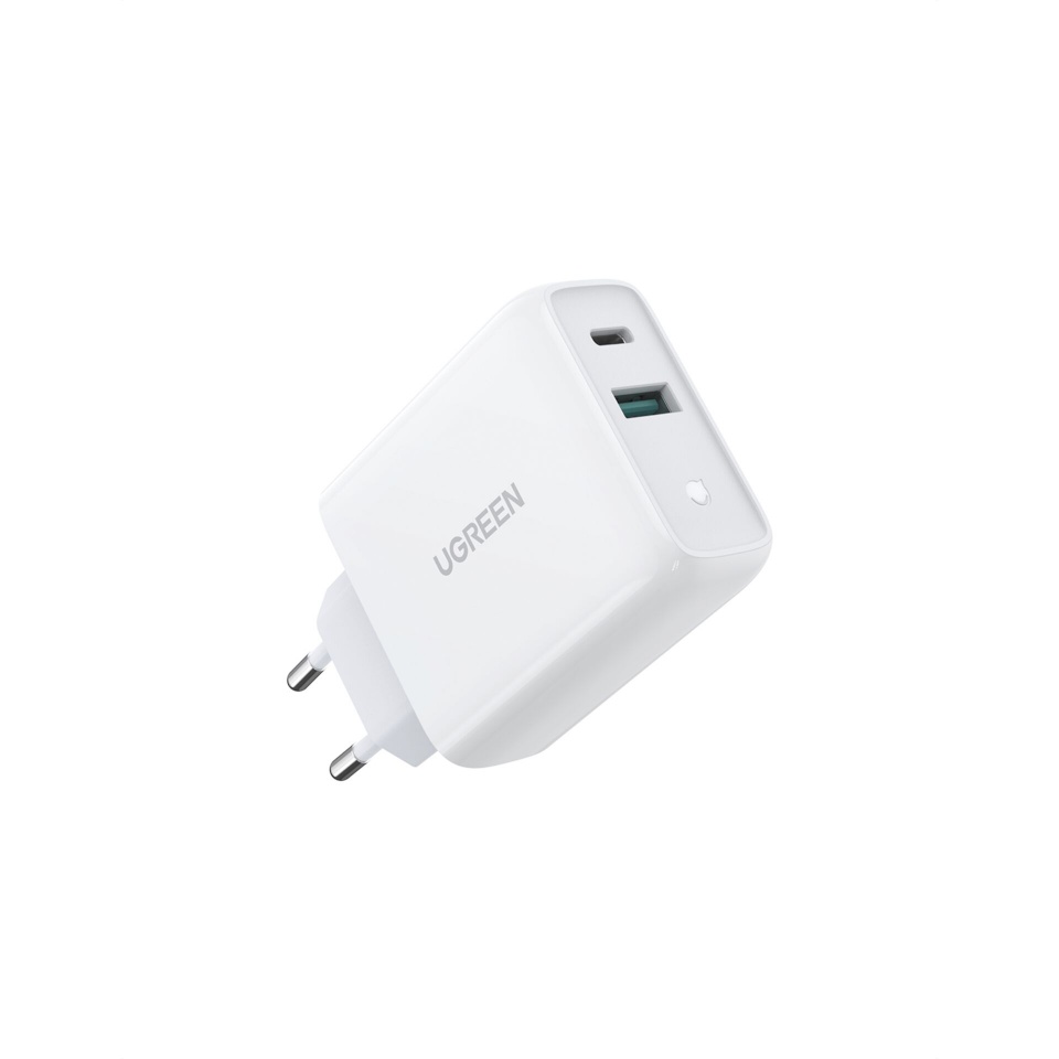 Ugreen laadija 36W Dual Port Charger EU USB-A/USB-C