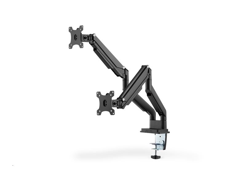 Digitus Universal Dual Monitor Mount with Gas Spring and Clamp Mount