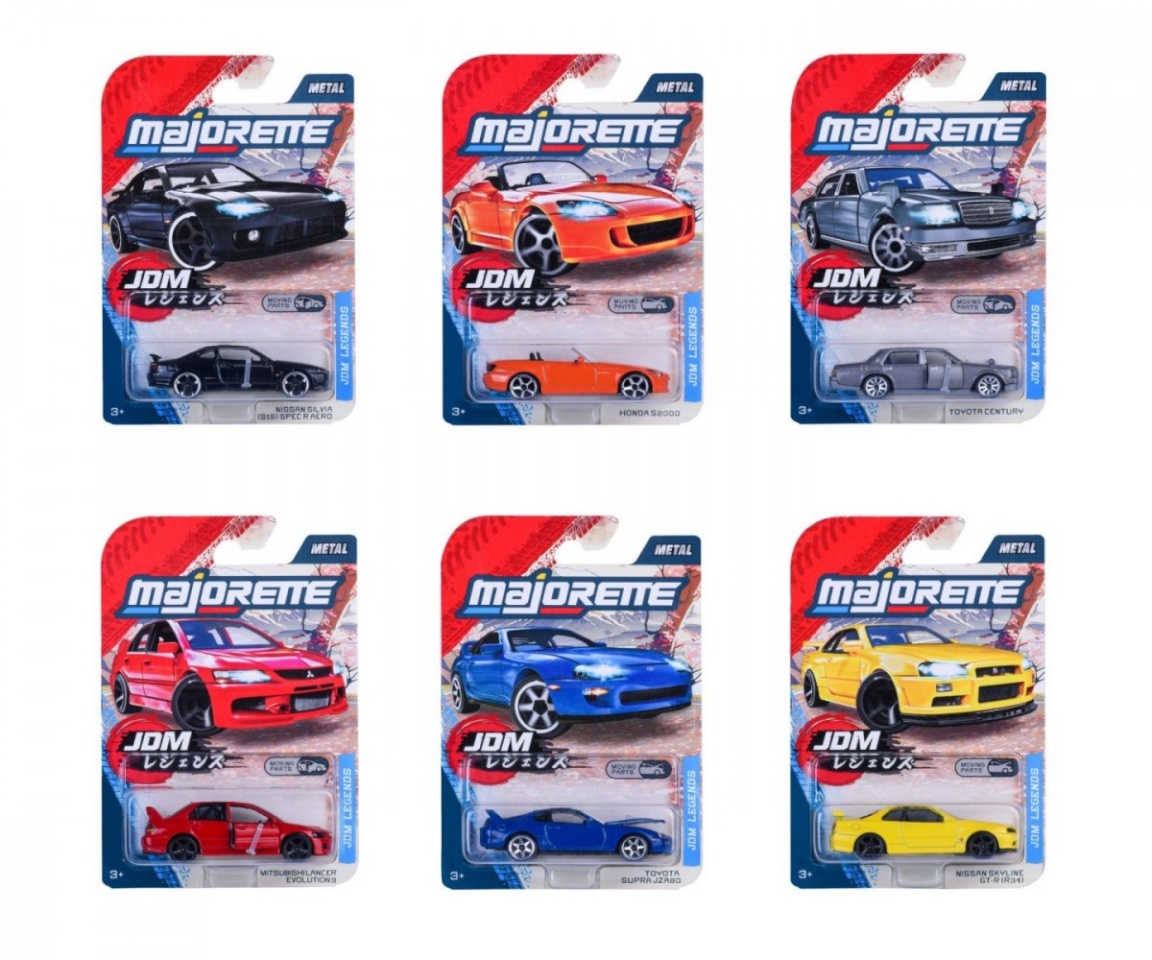 Majorette 8502100000 mänguauto Japan Legends Premium 6 assortment