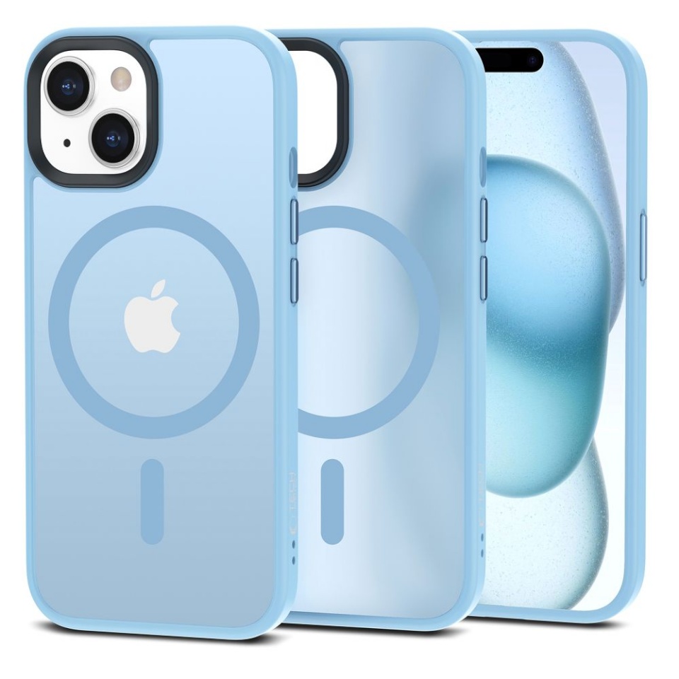 Tech-Protect MAGMAT MagSafe iPhone 15 MATTE SKY BLUE