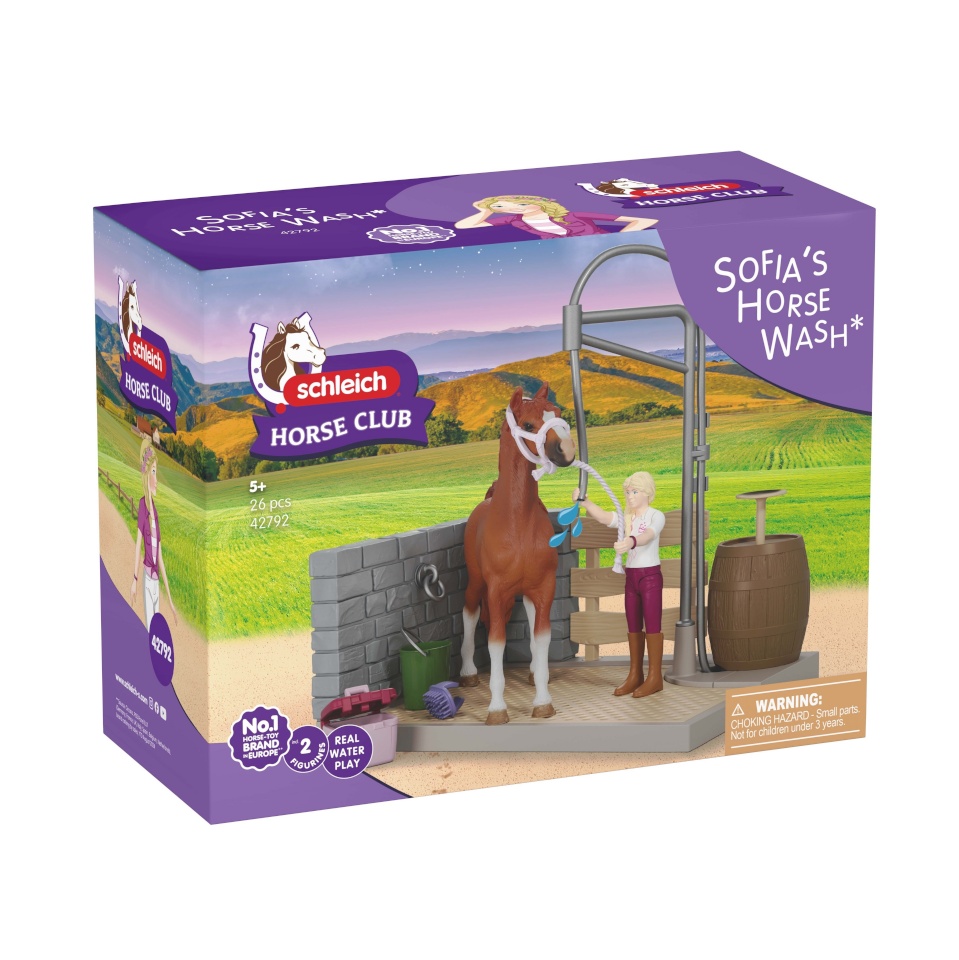 Schleich mängufiguur Horse Club Sofia's Pferdewaschplatz