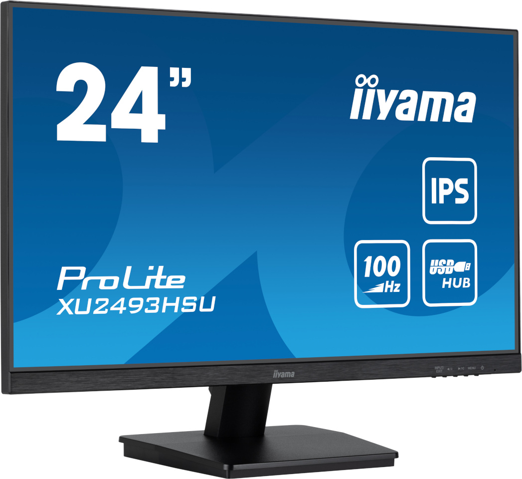 iiyama monitor 60,5cm (23.8") XU2493HSU-B7 16:9 HDMI+DP+2xUSB IPS
