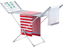 Adler pesukuivatusrest AD 7821 Foldable Electric Clothes Drying Rack, hõbedane/valge