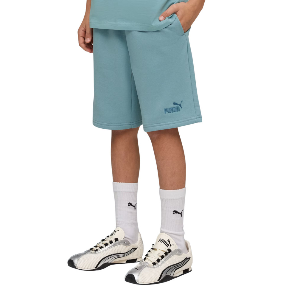 Lühikesed püksid Kids Puma Ess Small No.1 Logo sinine 692974 47 152cm