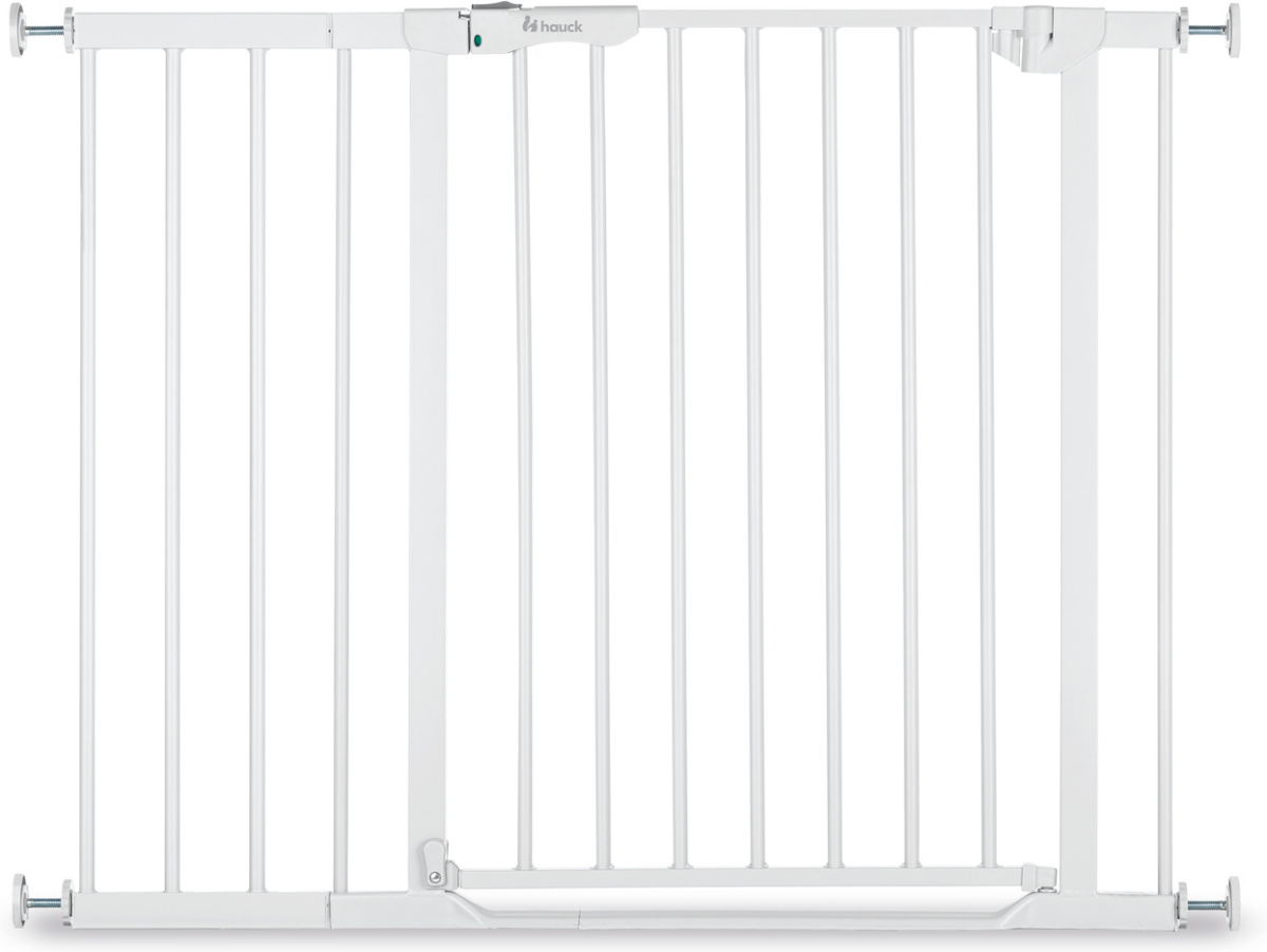 Hauck Clear Step Autoclose 2 turvavärav, 75-80cm, valge + 21cm jatkopala