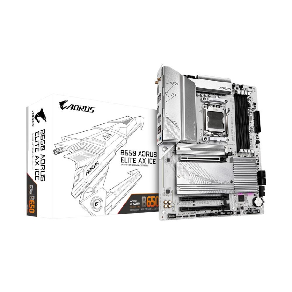 Gigabyte emaplaat AMD B650 sam5 ATX memory Ddr5 memory Slots 4 b650aeliteaxice1.1
