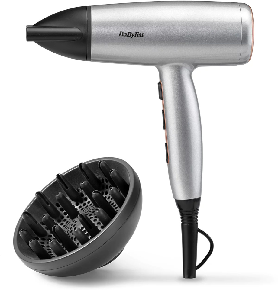 BaByliss föön D580DE Hair Dryer, hõbedane