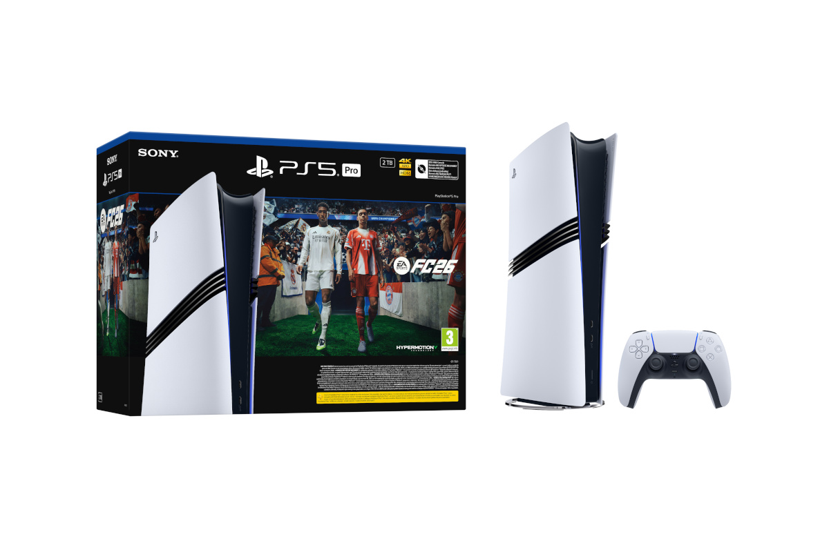 Sony mängukonsool Playstation 5 Pro FC26 Bundle 2 TB Wi-Fi must, valge