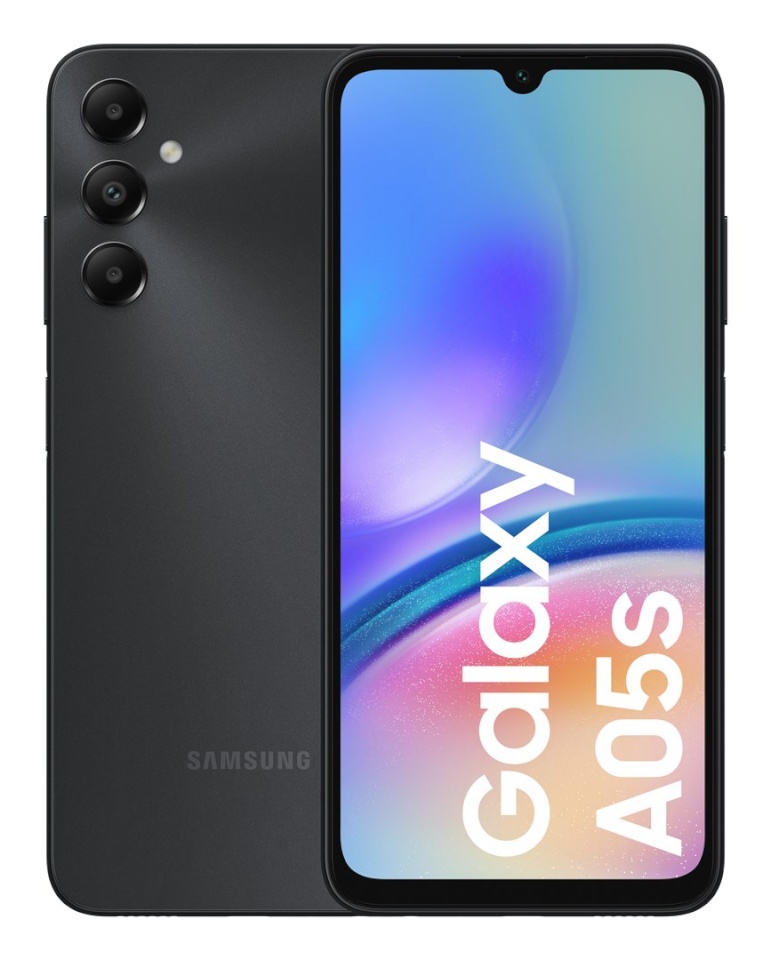 Samsung mobiiltelefon Galaxy A05s (must) Dual SIM 6.7“ PLS LCD 1080x2400/2.4GHz&1.9GHz/64GB/4GB RAM/Android 13/WiFi,BT,4G