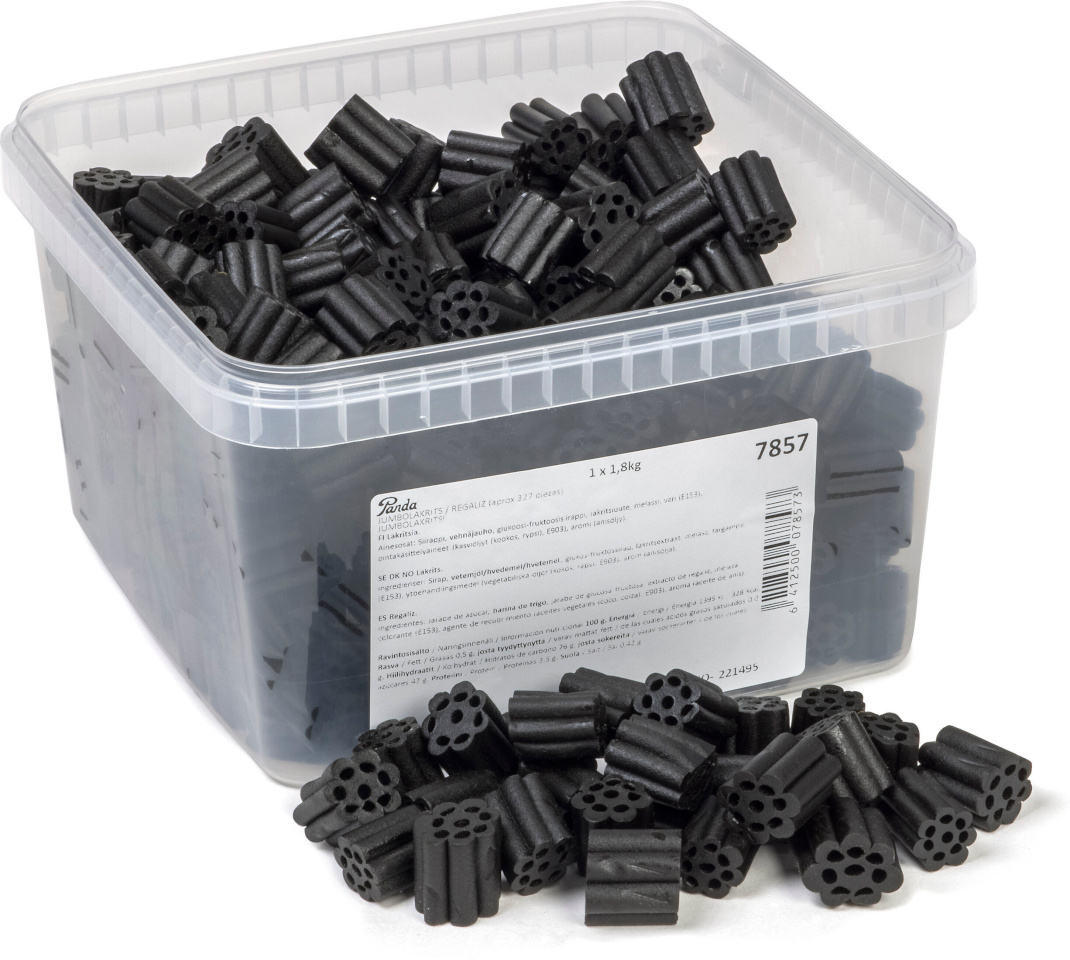 Panda lahtis kommid Jumbo Licorice Pieces, 1,8kg