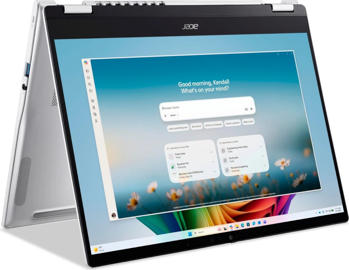 Acer sülearvuti Swift Spin 14 14" U7-355 16GB RAM, 512GB SSD, , Win 11 Home