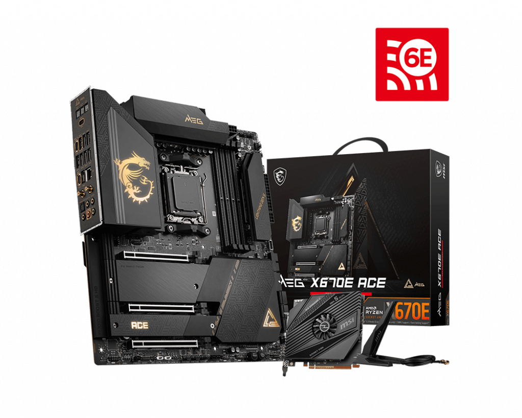 MSI emaplaat MEG X670E ACE AMD AM5 DDR5 ATX, 7D69-005R