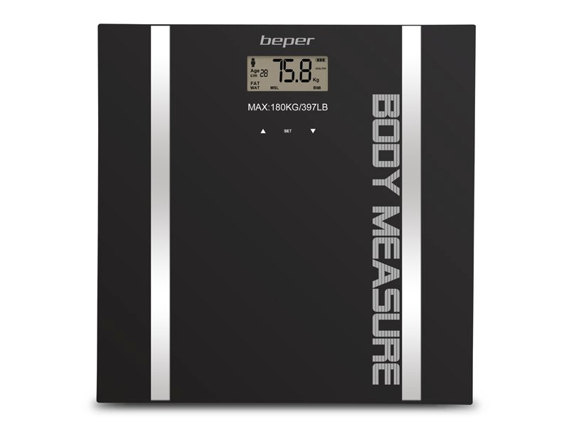 Beper vannitoakaal 40.808A Bioelectrical Impedance Body Scale, must