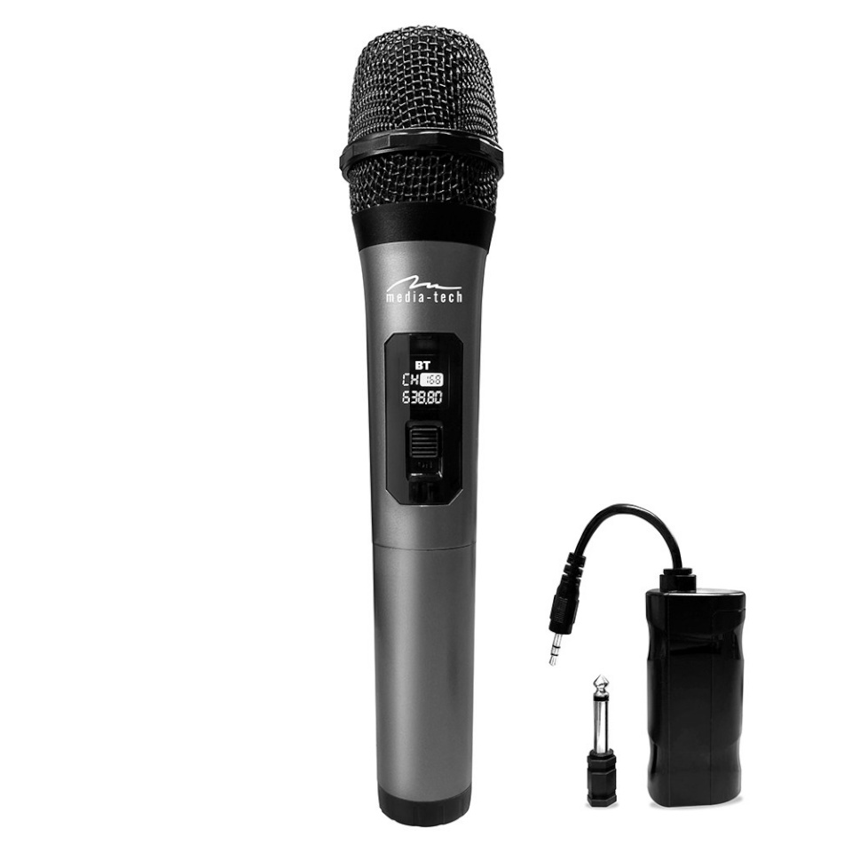 Media tech mikrofon Wireless for speakers Karaoke MIC HERO Wireless MT398.