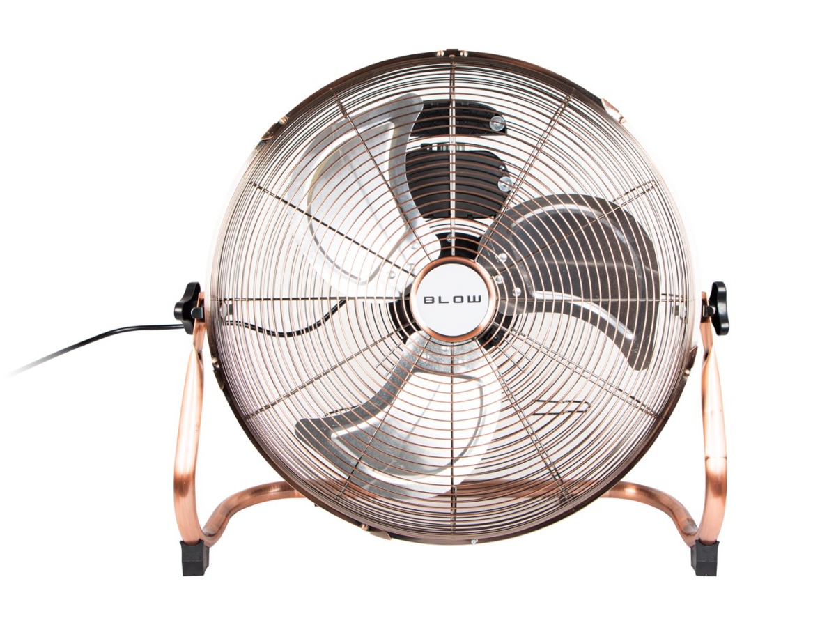 Blow ventilaator Floor fan 18"/45cm 200W circulator COPPER kuldne