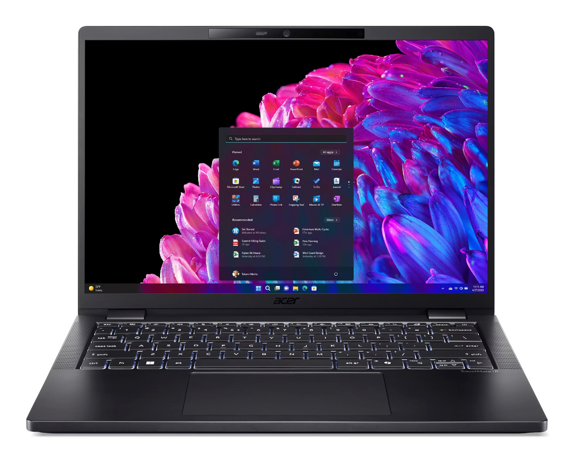 Acer sülearvuti TravelMate P6 14" U5-125H 16GB RAM, 512GB SSD, WUXGA , Win 11 Pro