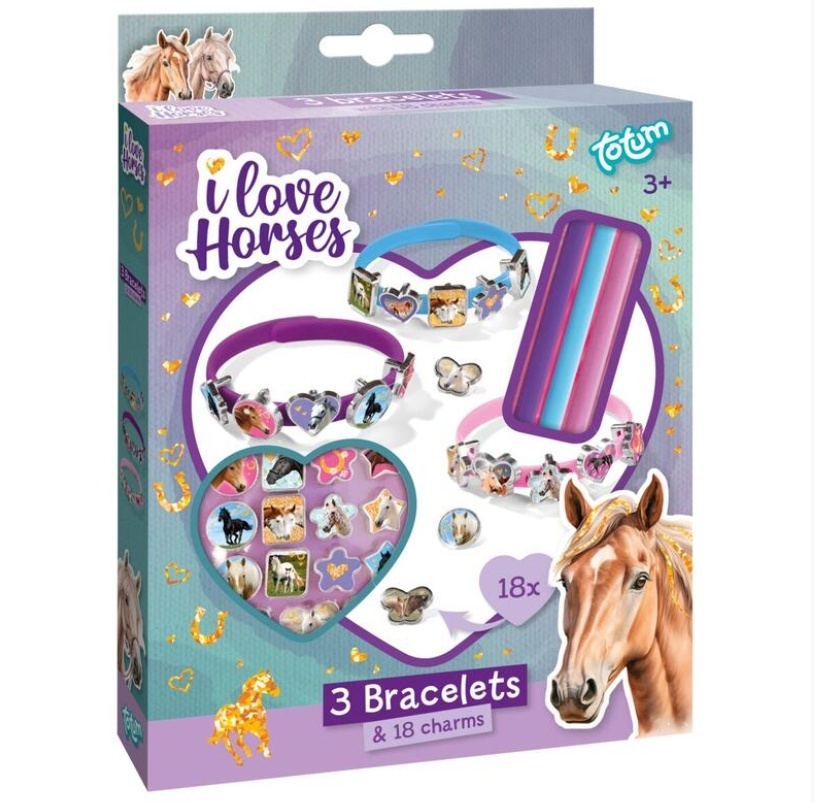 Totum loominguline komplekt I Love Horses Charms & Bracelets, 073135